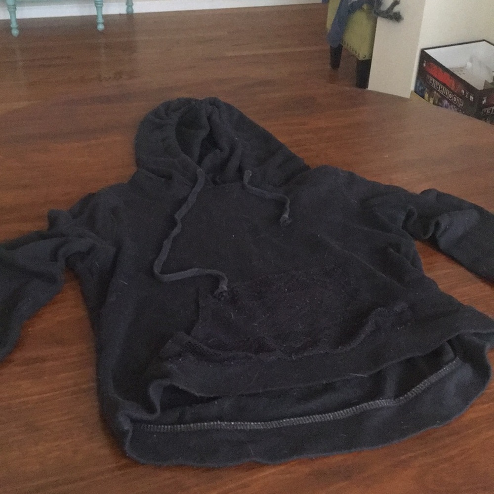 a black sweatshirt from Hard candy!